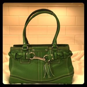 Spring green Coach handbag